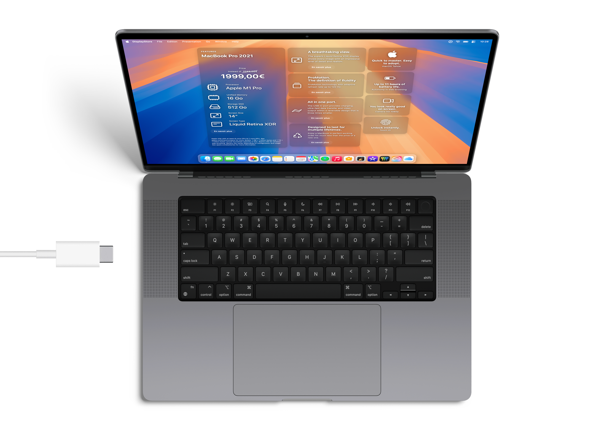 DisplayStore tile interface